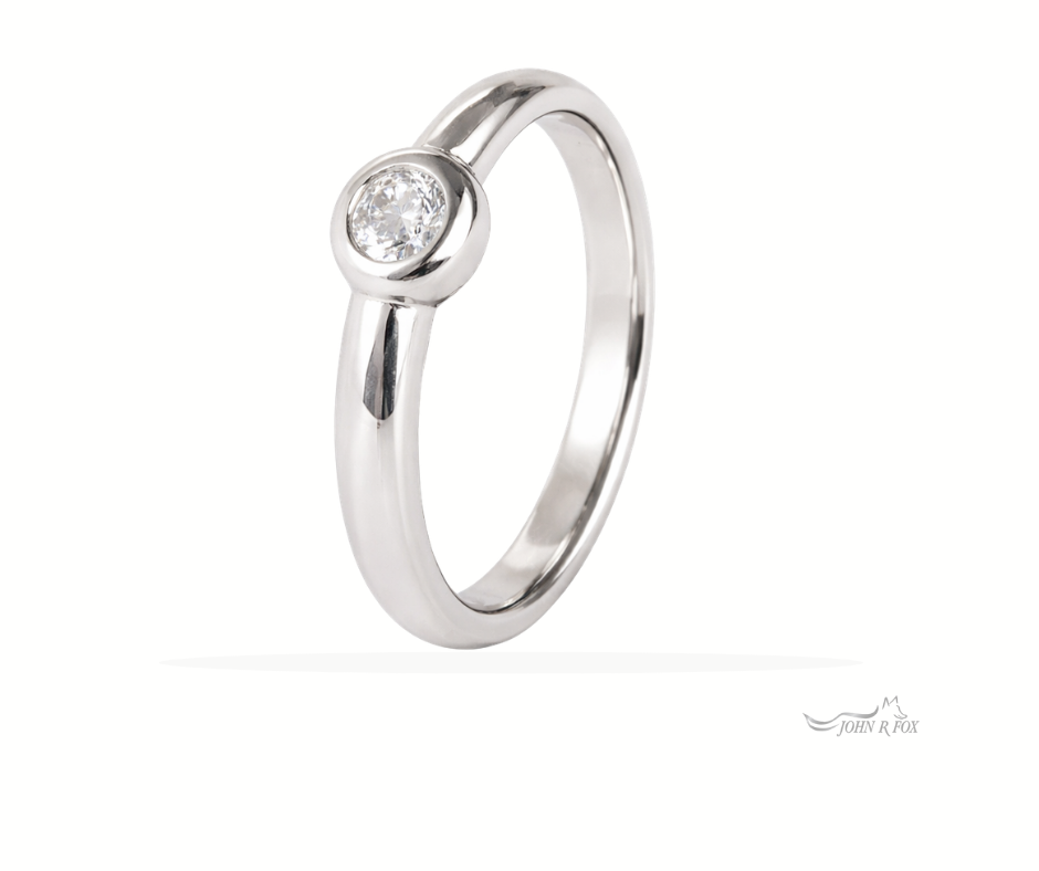 Chubbie Single Stone Diamond Ring 0.25ct