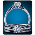 Four Claw Diamond Solitaire Ring