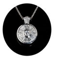 Ballerina Diamond Pendant in Platinum