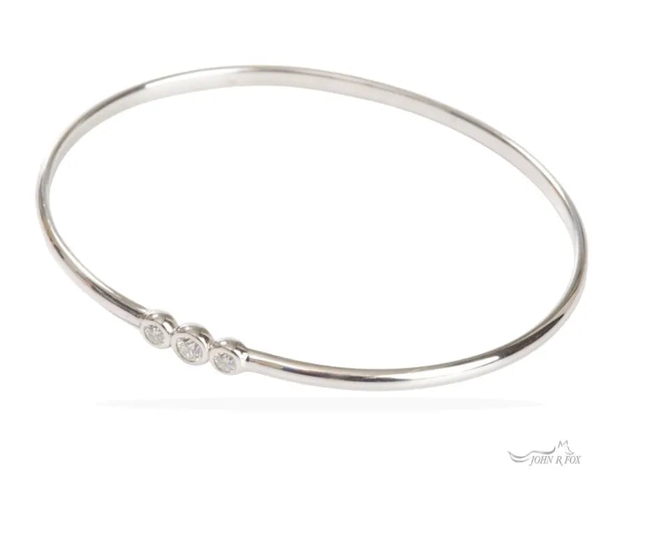 Chubbie Diamond Bangle - 0.35ct Total