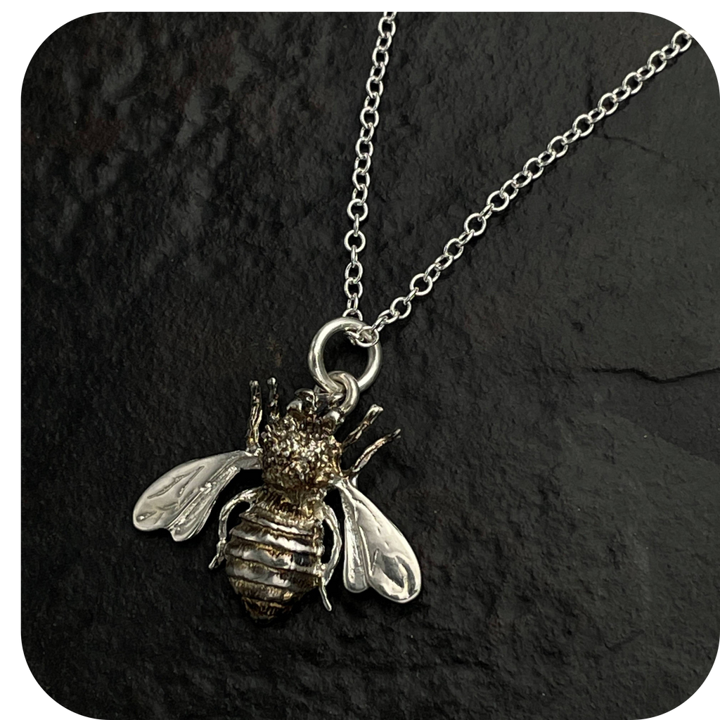 Sterling Silver Bee Pendant