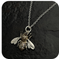 Sterling Silver Bee Pendant