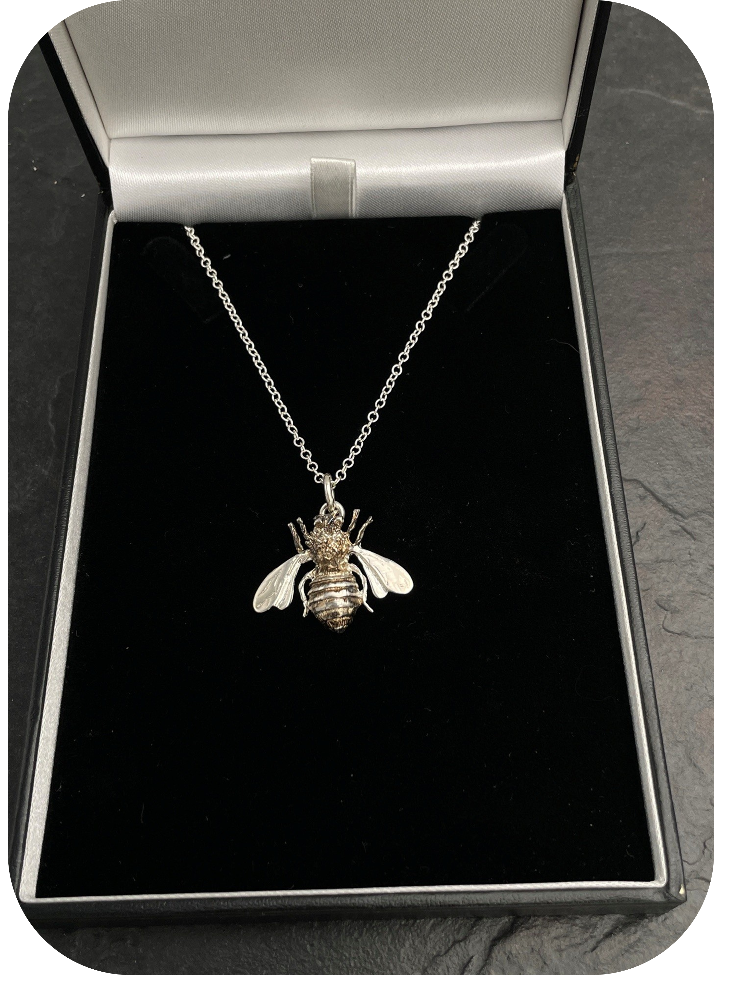Sterling Silver Bee Pendant