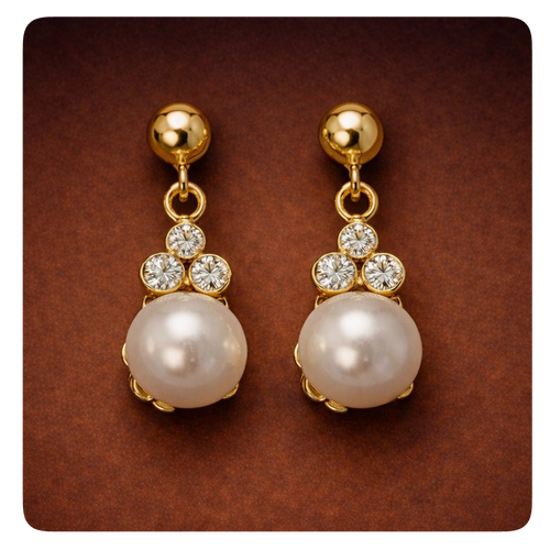 Champagne Drop Earrings