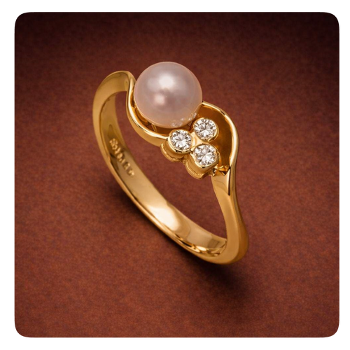 Champagne Pearl Ring