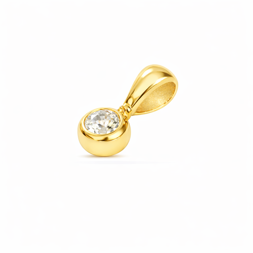 Chubbie Single Stone Diamond Pendant - 0.25ct
