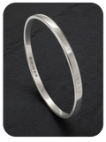 Sterling Silver Round Bangle