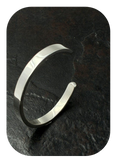 Plain Sterling Silver Cuff Bangle