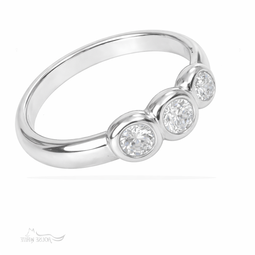 Chubbie Three Stone Diamond Ring - 0.35ct