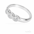 Chubbie Three Stone Diamond Ring - 0.35ct