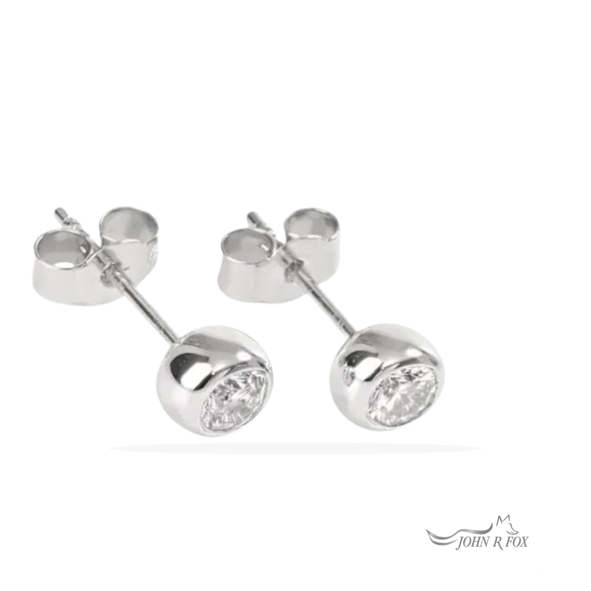 Chubbie Diamond Stud Earrings - 0.50ct Total