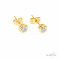 Chubbie Diamond Stud Earrings - 0.50ct Total