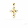 Chubbie Diamond Cross Pendant -0.48ct Total