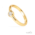 Chubbie Single Stone Diamond Ring 0.25ct