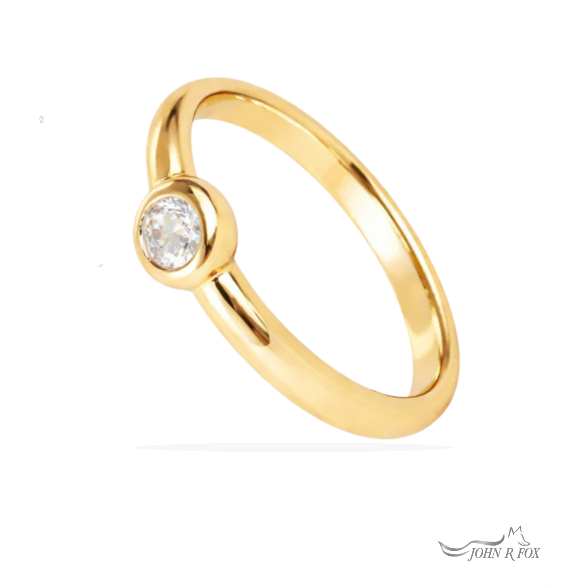 Chubbie Single Stone Diamond Ring 0.25ct