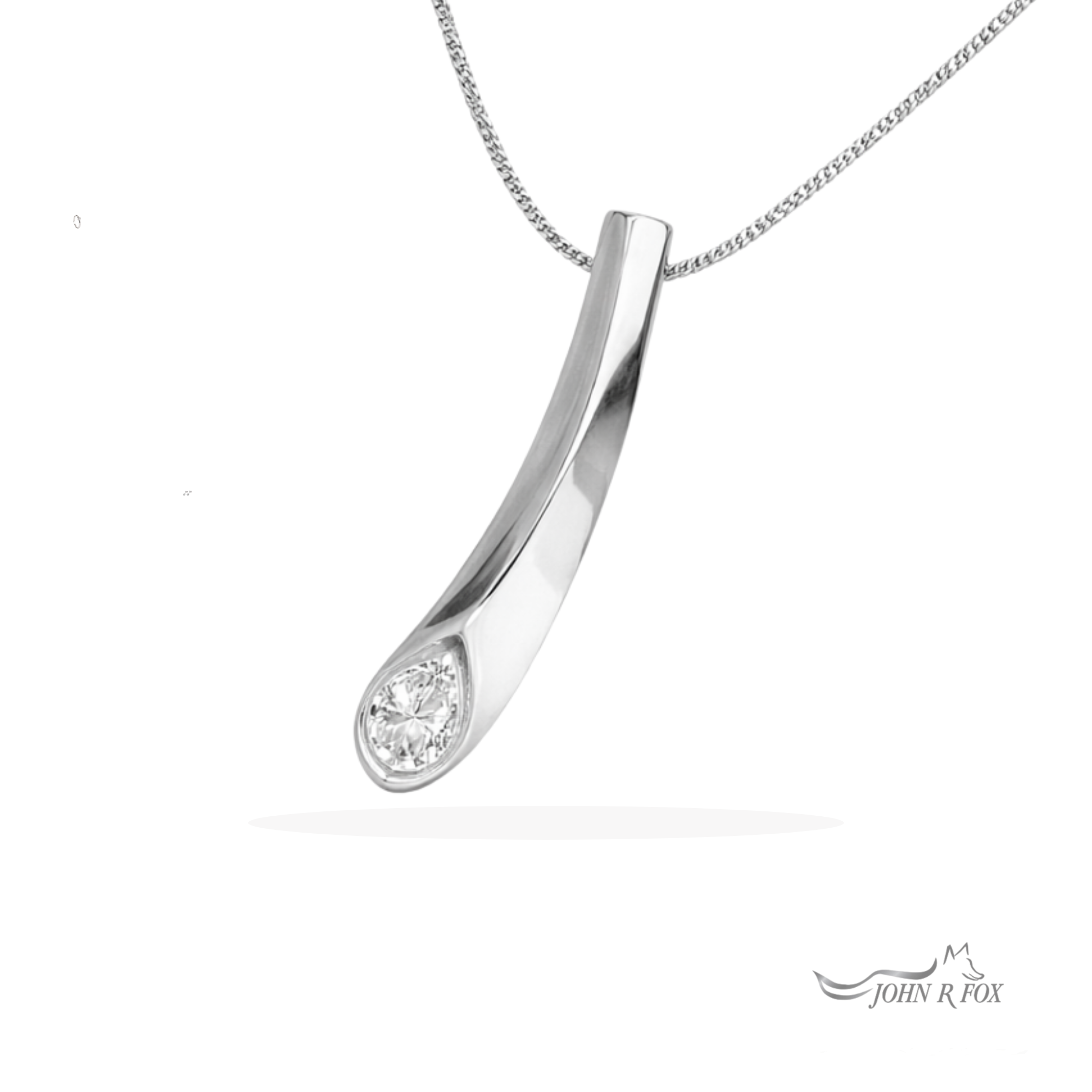 Tulip Diamond Pendant - 0.06ct