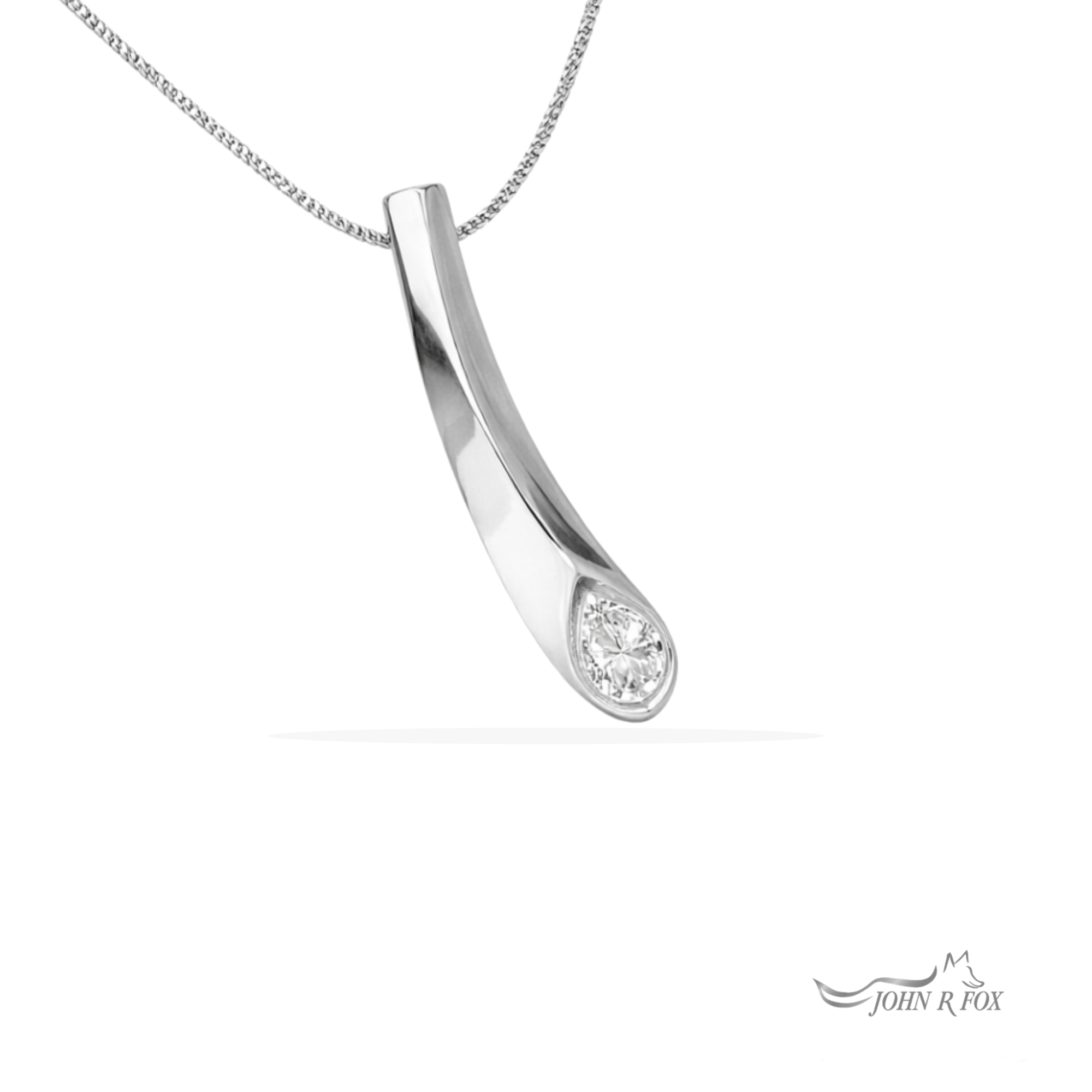 Tulip Diamond Pendant - 0.06ct