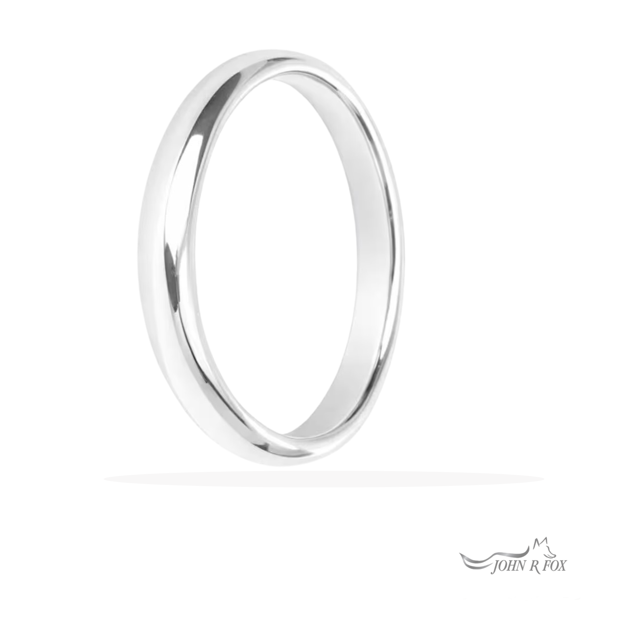Chubbie Shaped Wedding Ring - To Fit Three Stone