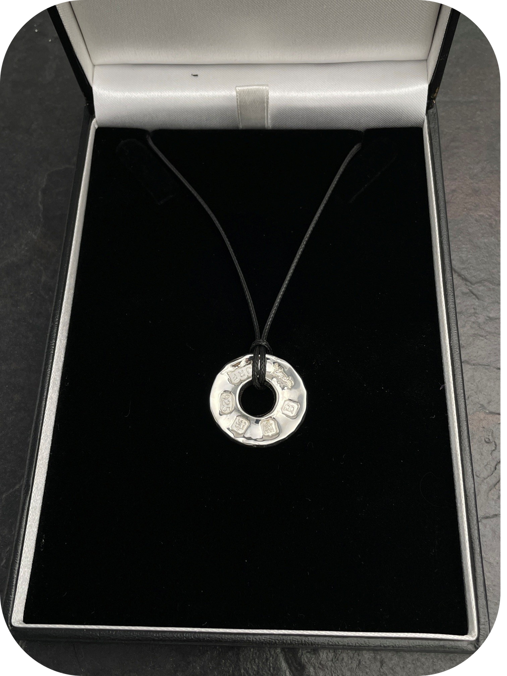 Sterling Silver Millstone Pendant