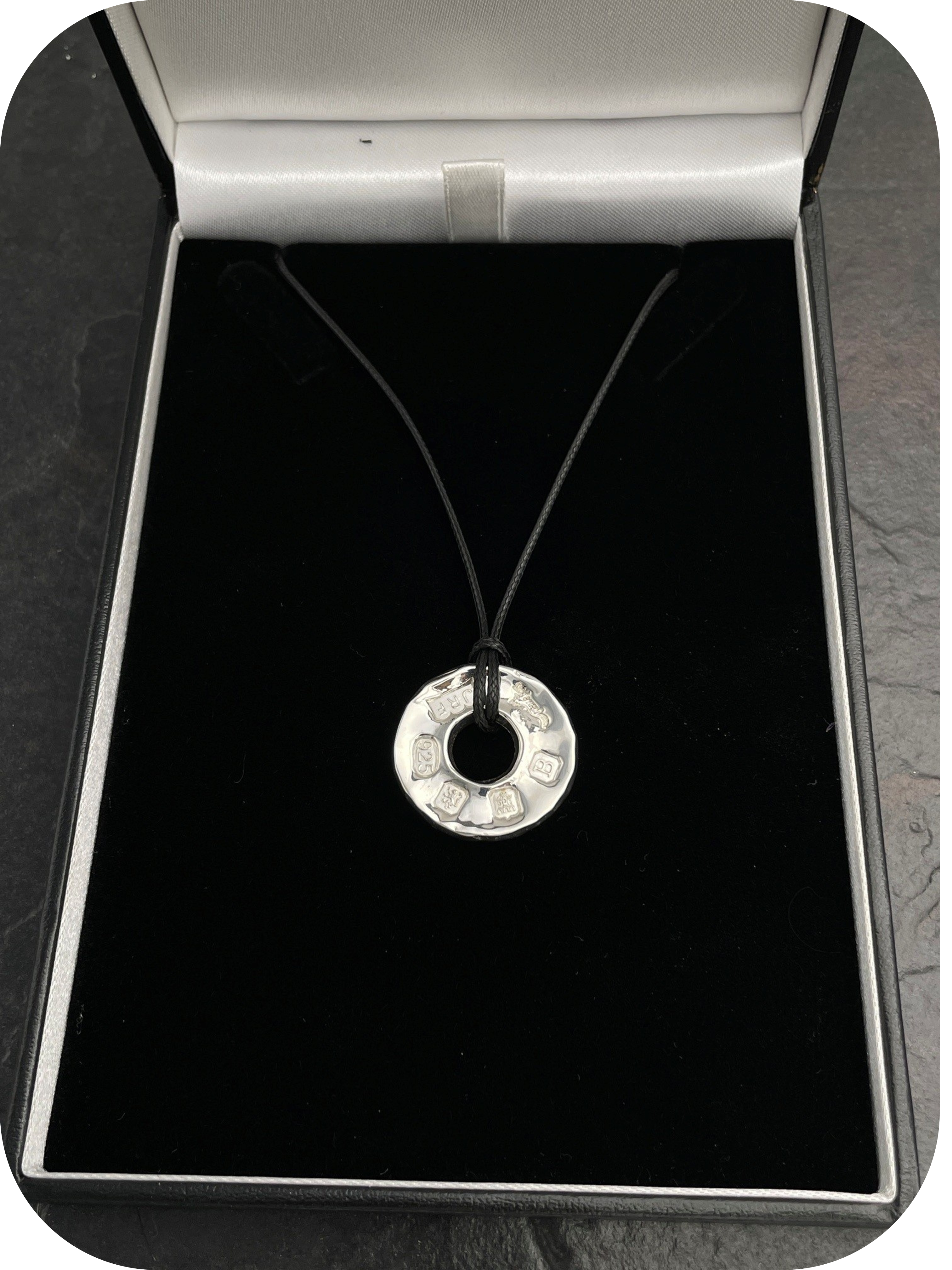 Sterling Silver Millstone Pendant