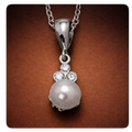 Champagne Pearl Pendant